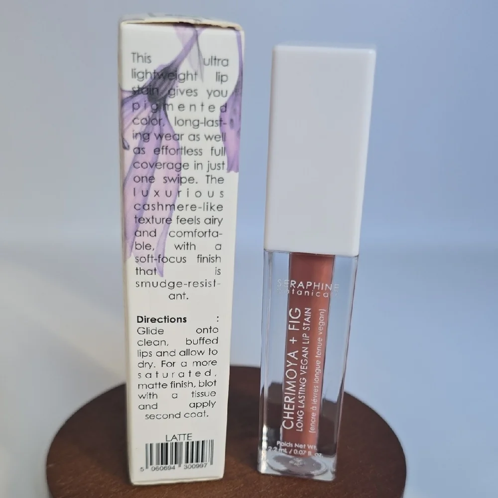 Seraphine Botanicals Cherimoya + Fig Lip Stain - LATTE